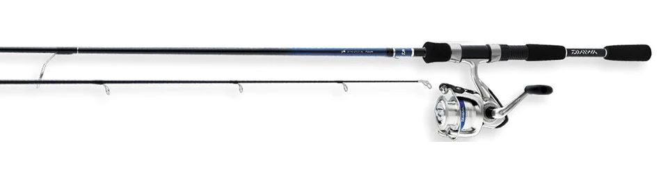 Diawa D-Shock Spinning Combo 2BB Medium, 2-Piece, 7-Ft - Spinning