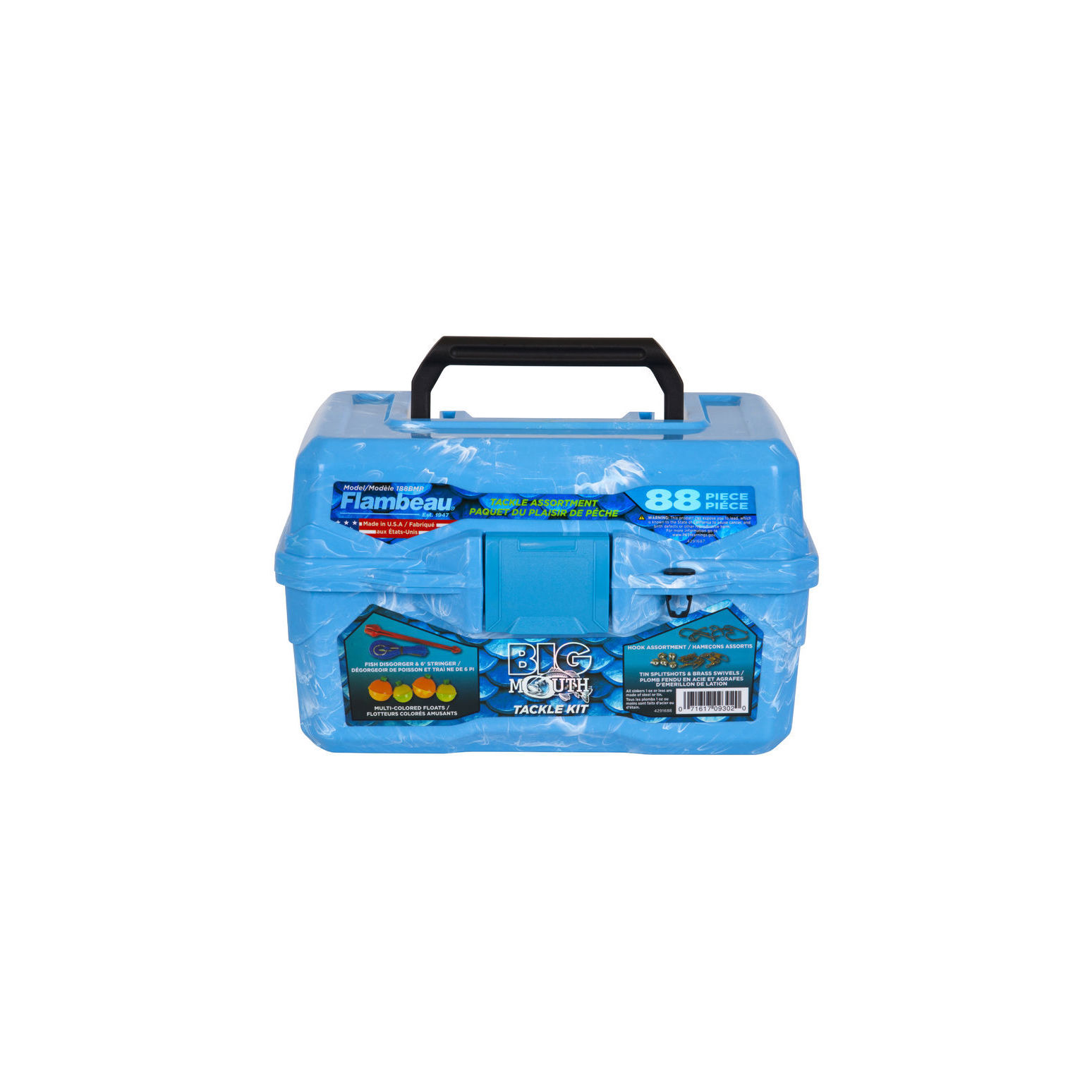 big mouth tackle box kit Box-Blue Swirl-89-Piece Sports & Outdoors but the Flambeau Outdoors Big Mouth Tackle Box Kit takes a lot of that guess work out Flambeau Big Mouth 89 Pc