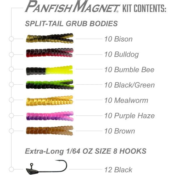 Trout Magnet Panfish Magnet Kit, 82-Pc