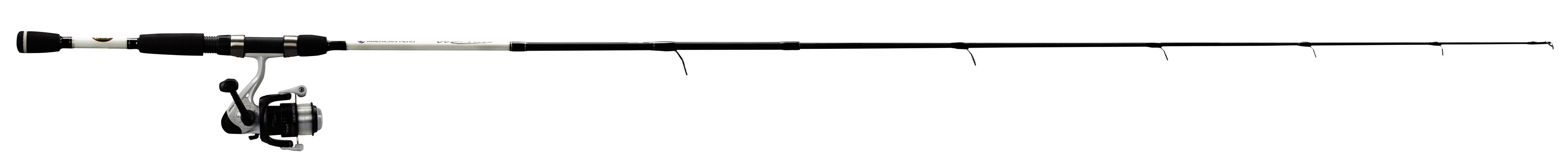 Lew's American Hero We Go 2 Spinning Combo Medium, 2-Piece, 6-Ft