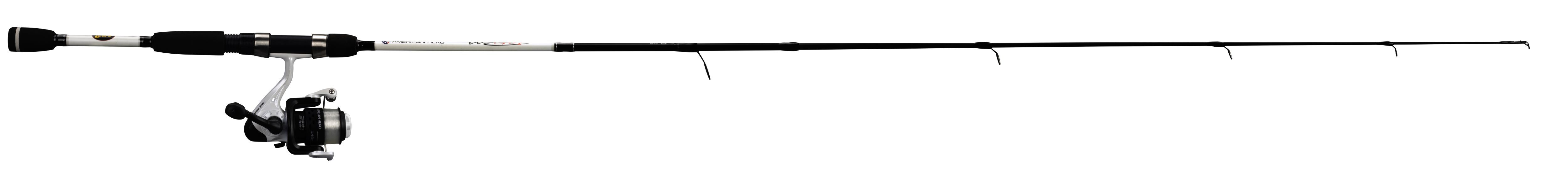 Lew's American Hero We Go 2 Spinning Combo Medium, 2-Piece, 6-1/2-Ft