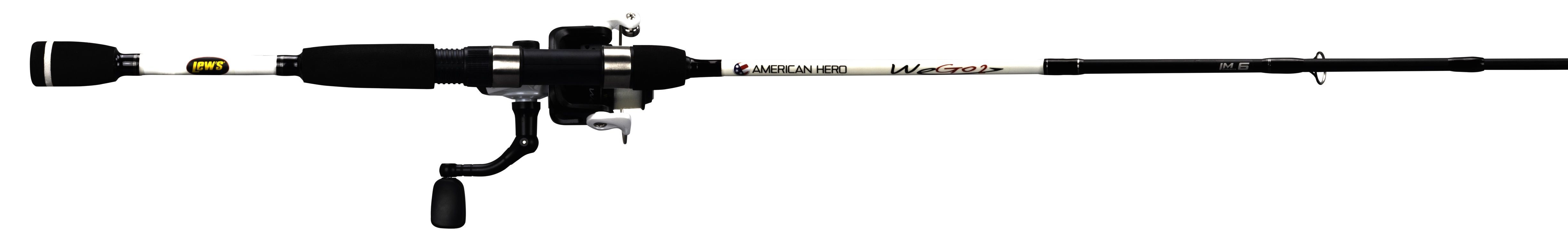 Lew's American Hero We Go 2 Spinning Combo Medium, 2-Piece, 6-1/2-Ft