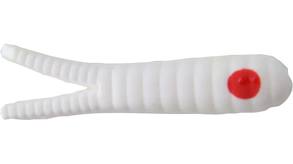 Johnson Beetle Spin White Red Dot Lure, #4, 1/4-Oz, 2-In, 2-Pk