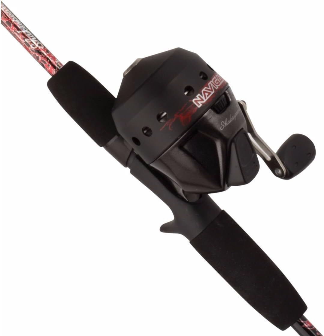 Shakespeare Navigator Spincast Combo Medium Assorted Colors, 2-Piece, 5 1/2-Ft