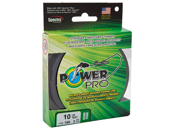 Spectra PowerPro Moss Green Fishing Line, 50-Lb, 150-Yd