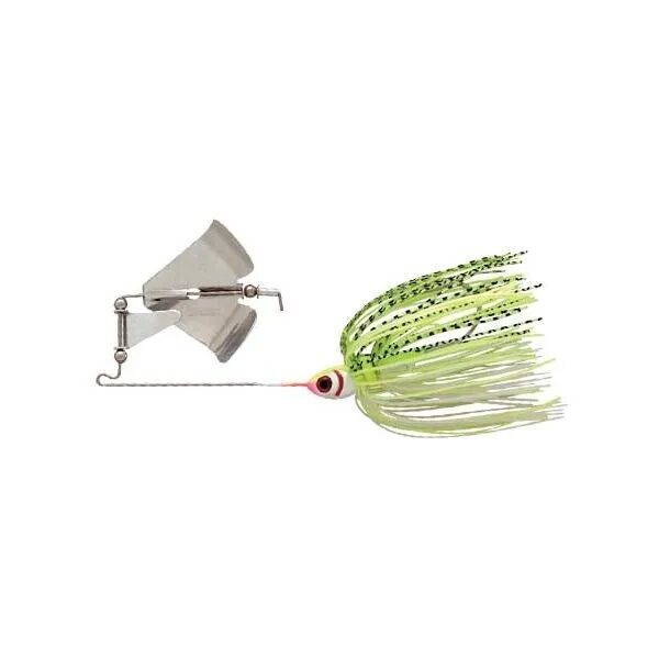 BOOYAH Buzz White Chartreuse Shad, 3/8-Oz