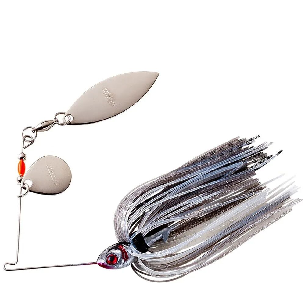 Booyah Tandem Blade Silver Shiner Spinnerbait, 3/8-Oz