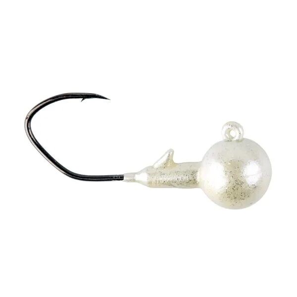 YUM Pearl Forward Facing Sonar Jig, 1/8-Oz, 1/0