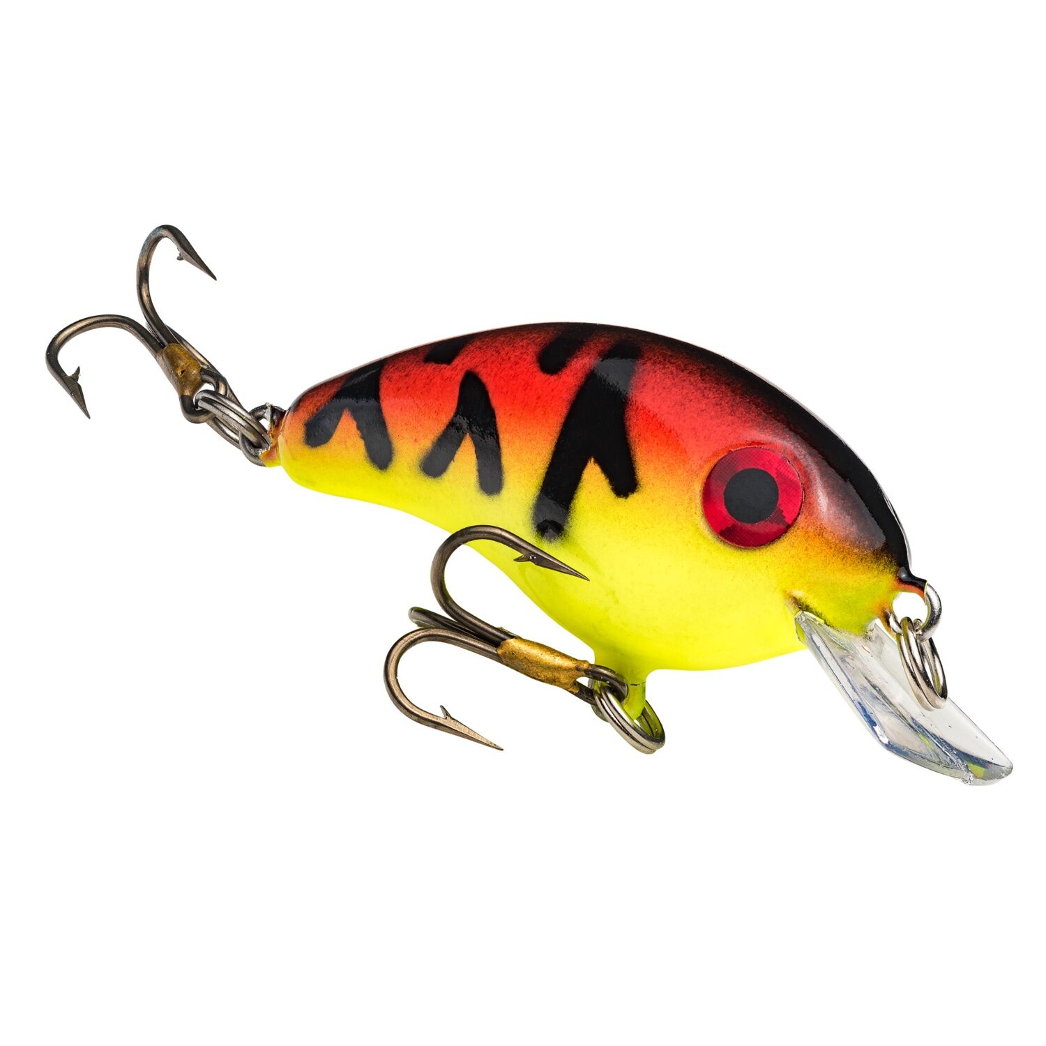 Strike King Bitsy Pond Minnow Green Tomato Crankbait, 1/8-Oz, 3/4-In