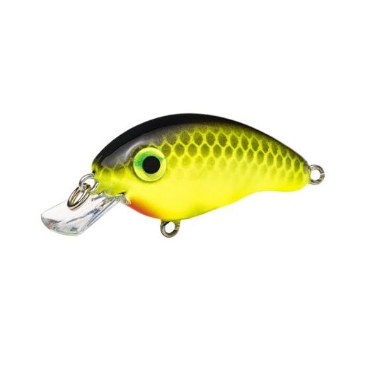 Strike King Bitsy Pond Minnow Chartreuse Black Crankbait