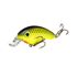 Strike King Bitsy Pond Minnow Chartreuse Black Crankbait