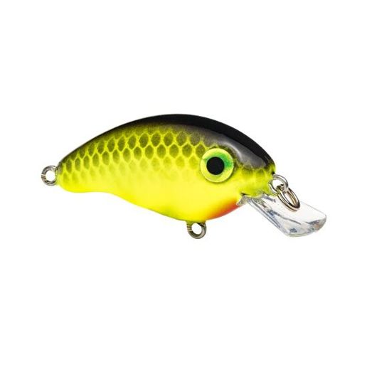 Strike King Bitsy Pond Minnow Chartreuse Black Crankbait