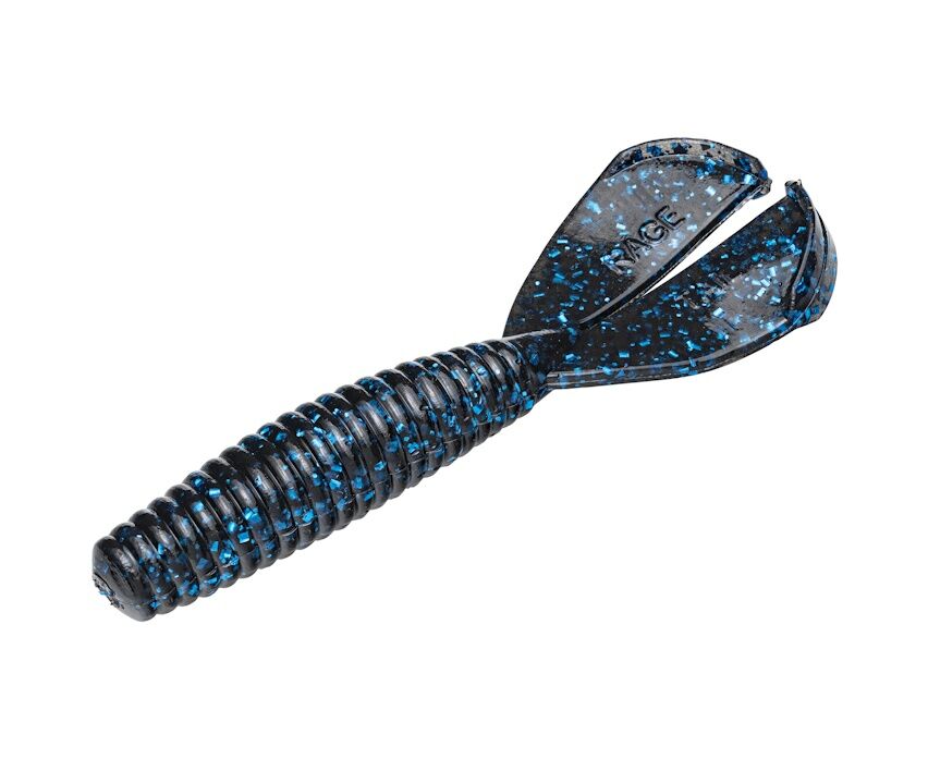 Strike King Rage Baby Menace 3 Blue Sapphire Bait, 3-In, 9-Pk