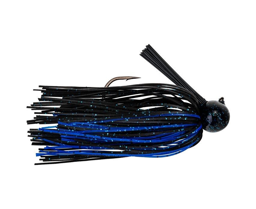 Strike King Tour Grade Football Jig Black/Blue, 1/2-Oz