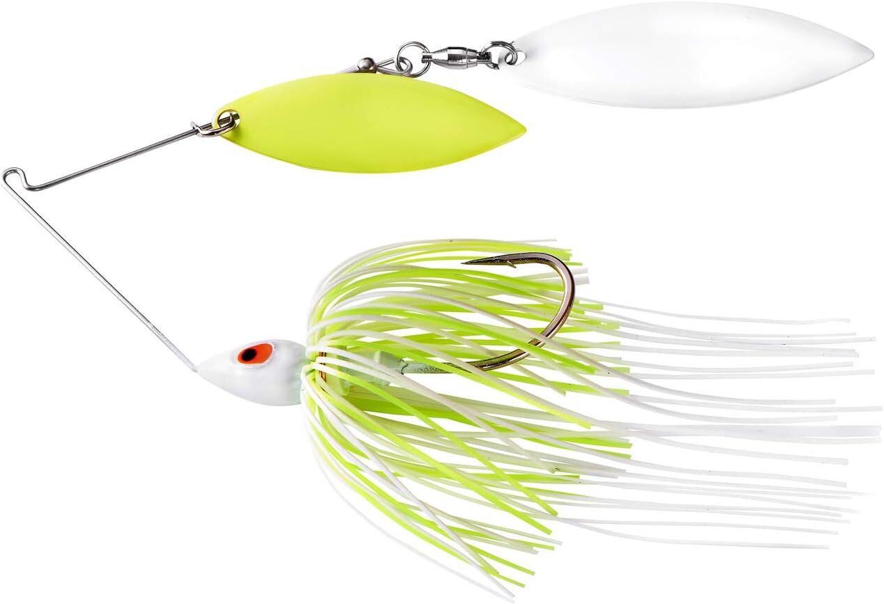 Luck-E-Strike 3/8 Oz. Firetiger Spinnerbait Silicone Skirt - Foto 3
