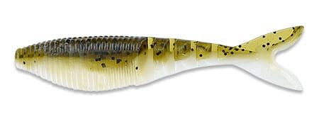 Yamamoto Zako Green Pumpkin/Laminate Swimbait, 4-In, 6-Pk