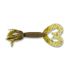 Yamamoto Double Tail Hula Grub Green Pumpkin With Purple And Small Copper Bait, 5-In, 10-Pk