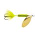 Yakima Bait Chartreuse Original Rooster Tail with Treble Hook,1/4-Oz, 2-3/4-In