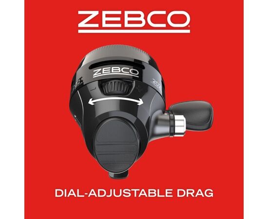 Zebco 202 Spincast Reel With 10-Lb Line
