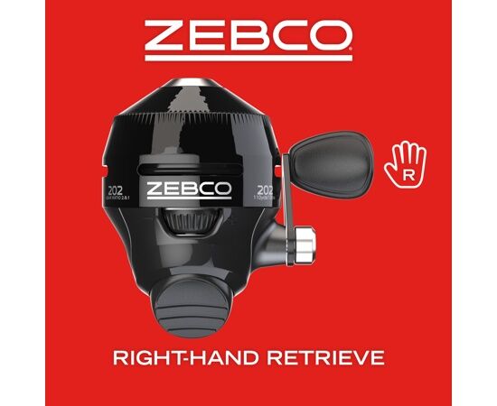 Zebco 202 Spincast Reel With 10-Lb Line
