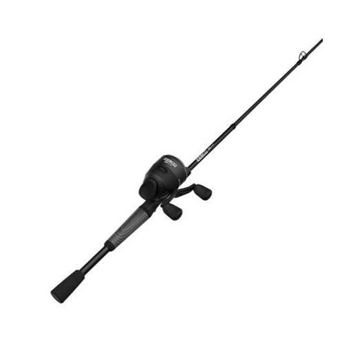 Zebco 33 Black 2-Pc Medium Spincast Combo, 6-Ft