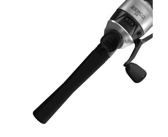 Zebco 33 Silver Medium Spincast Combo, 6-Ft
