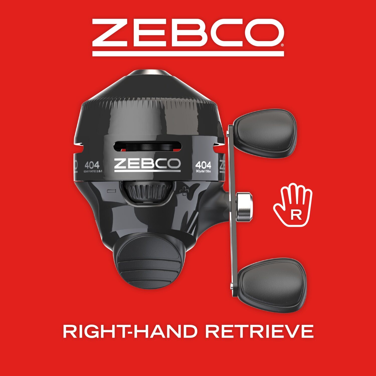 Zebco 404 Right Handed Spincast Reel
