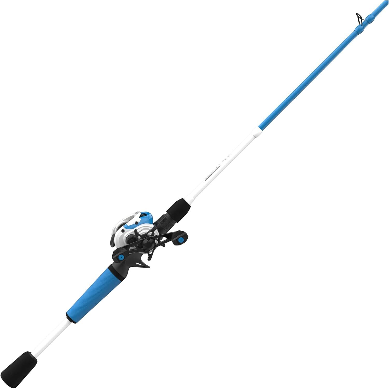 Zebco Roam Blue Baitcast Combo Medium-Heavy, 2-Piece, 6 1/2-Ft