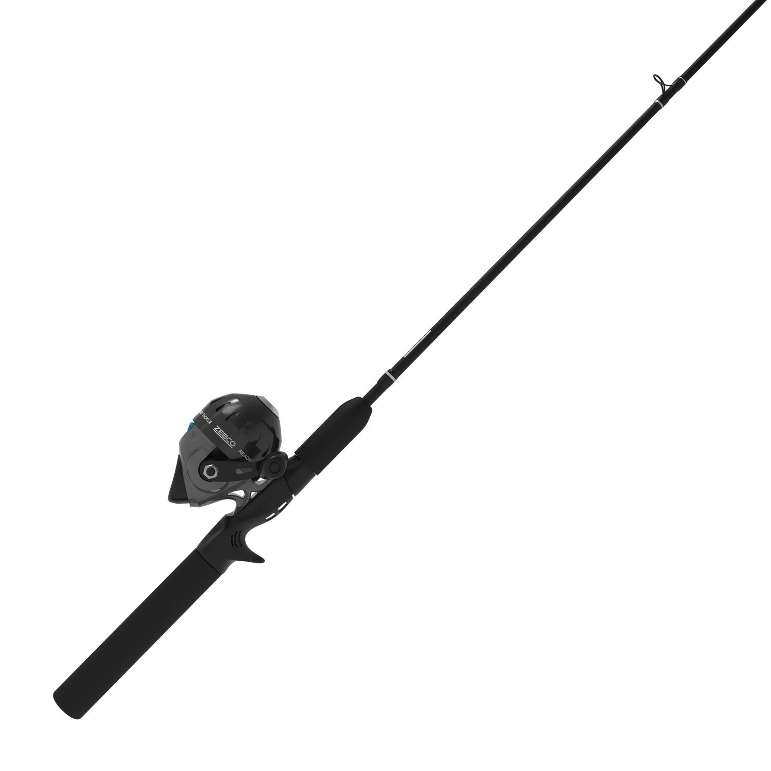 Zebco Ready Tackle Spincast Combo Medium-Light With Tackle, 2-Piece, 5 1/2-Ft, 45-Pc