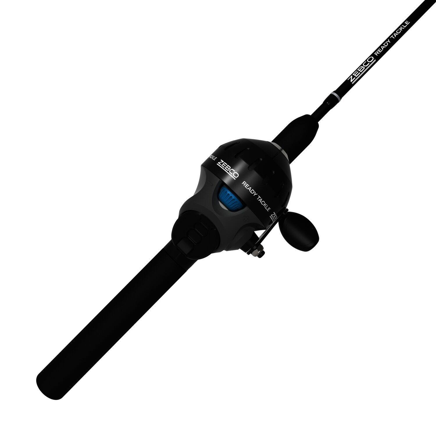 Zebco Ready Tackle Spincast Combo Medium-Light With Tackle, 2-Piece, 5 1/2-Ft, 45-Pc