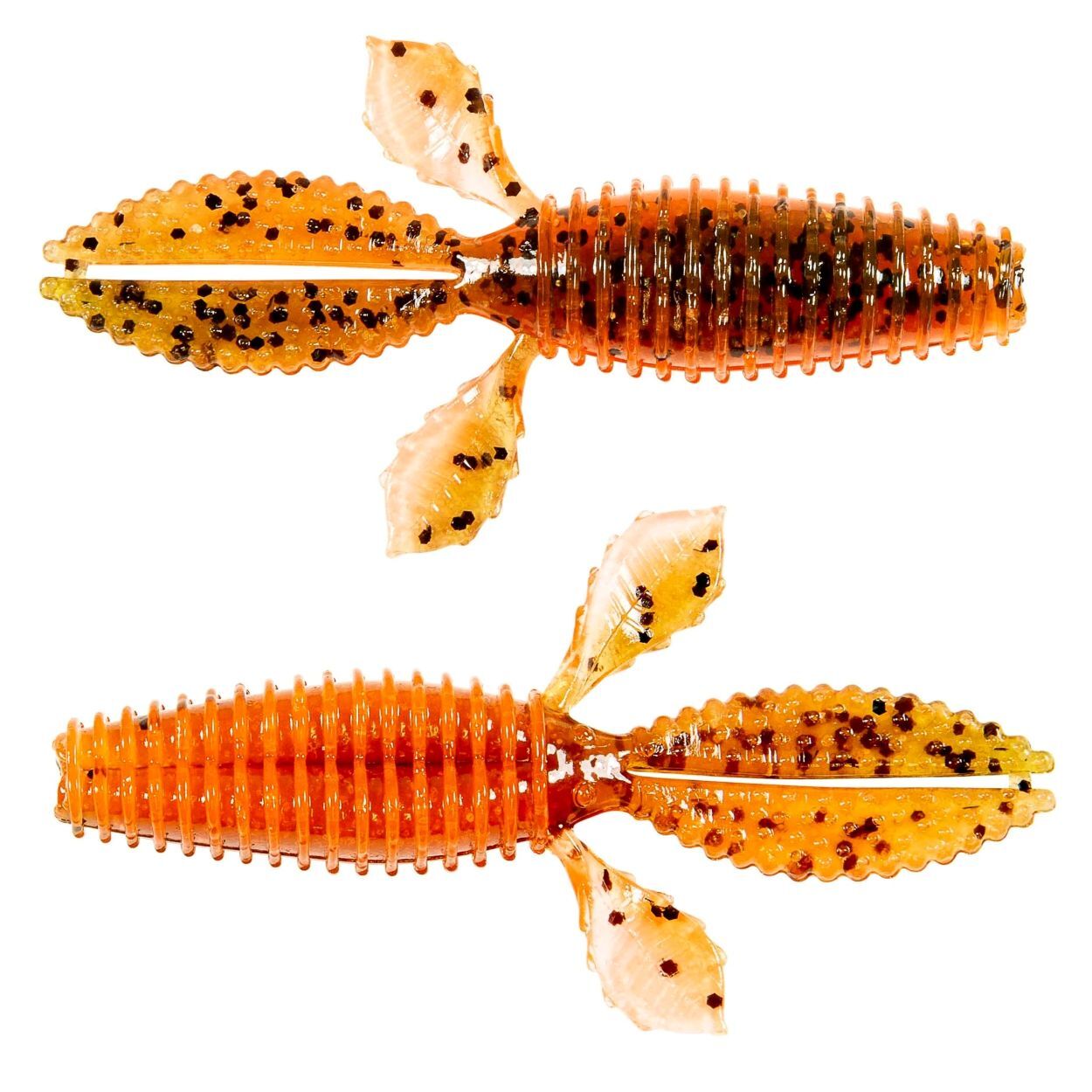 Z-Man TRD BugZ Green Pumpkin/Orange Bait, 2 3/4-In, 6-Pk