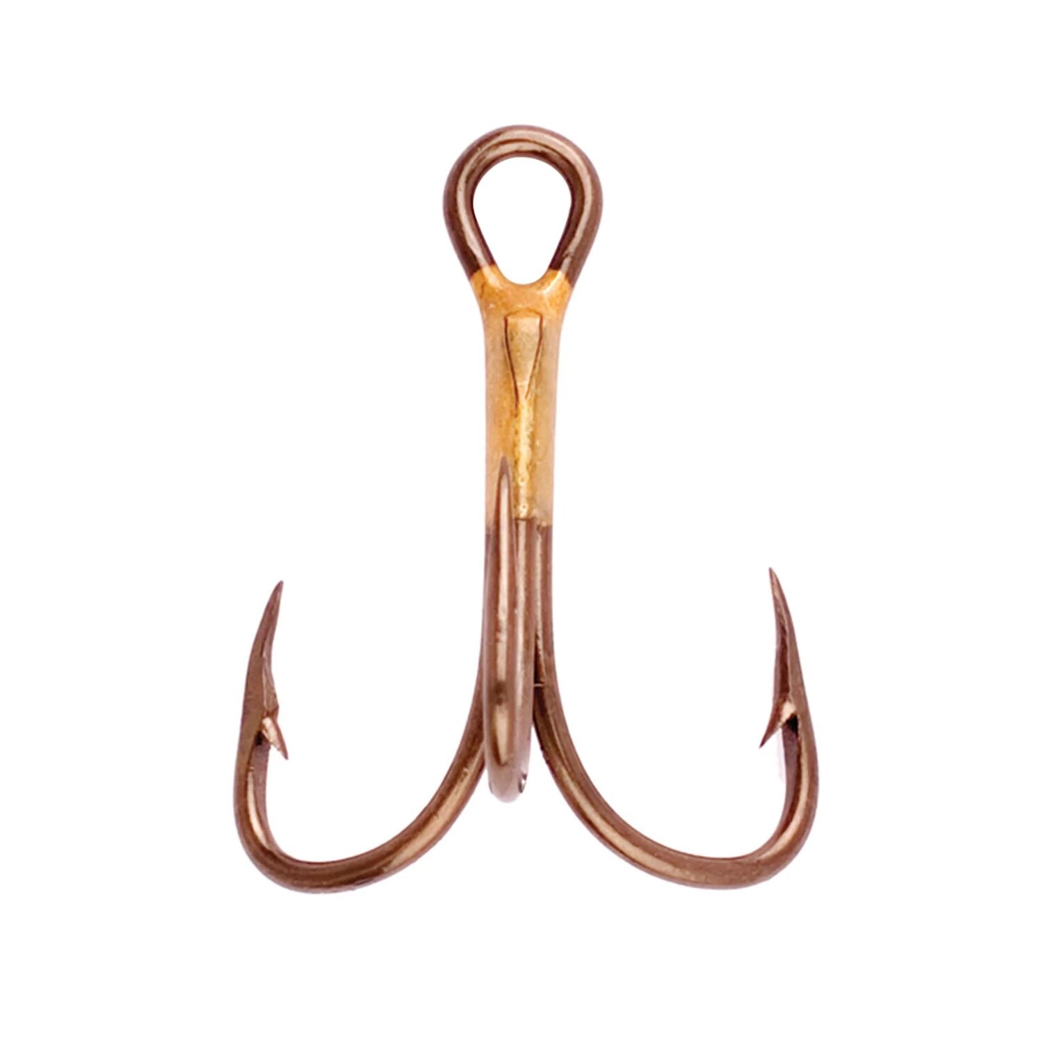 Eagle Claw Bronze Treble Hook, Size 14, 5-Pk