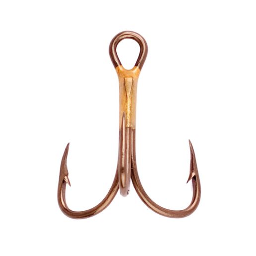 brozne fish hooks Treble Hook Bass and Perch Glo Hooks Bronze Series Hot