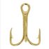 Eagle Claw Gold Treble Hook, Size 14, 5-Pk