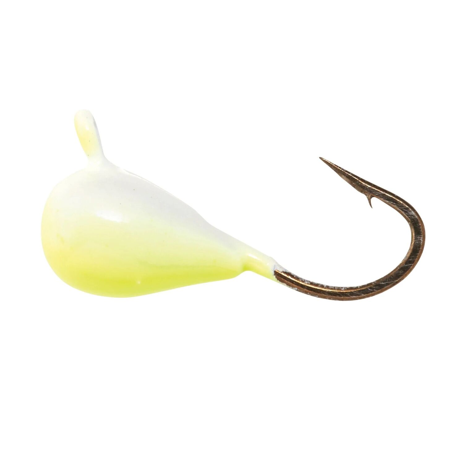 Eagle Claw Lazer Sharp Artic Tungsten Chartreuse/White Ice Jig, #10, 1/12-Oz