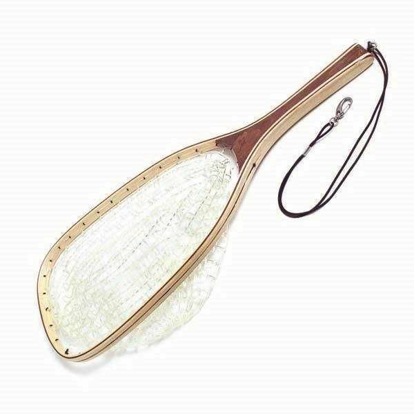 Eagle Claw Rubberized Wooden Trout Net - Clear