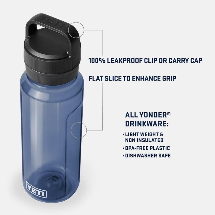 YETI Clear Yonder Water Bottle, 1-L - Water Bottles | Yeti Coolers