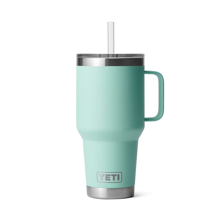 Yeti Seafoam Rambler Straw Mug, 35-Oz