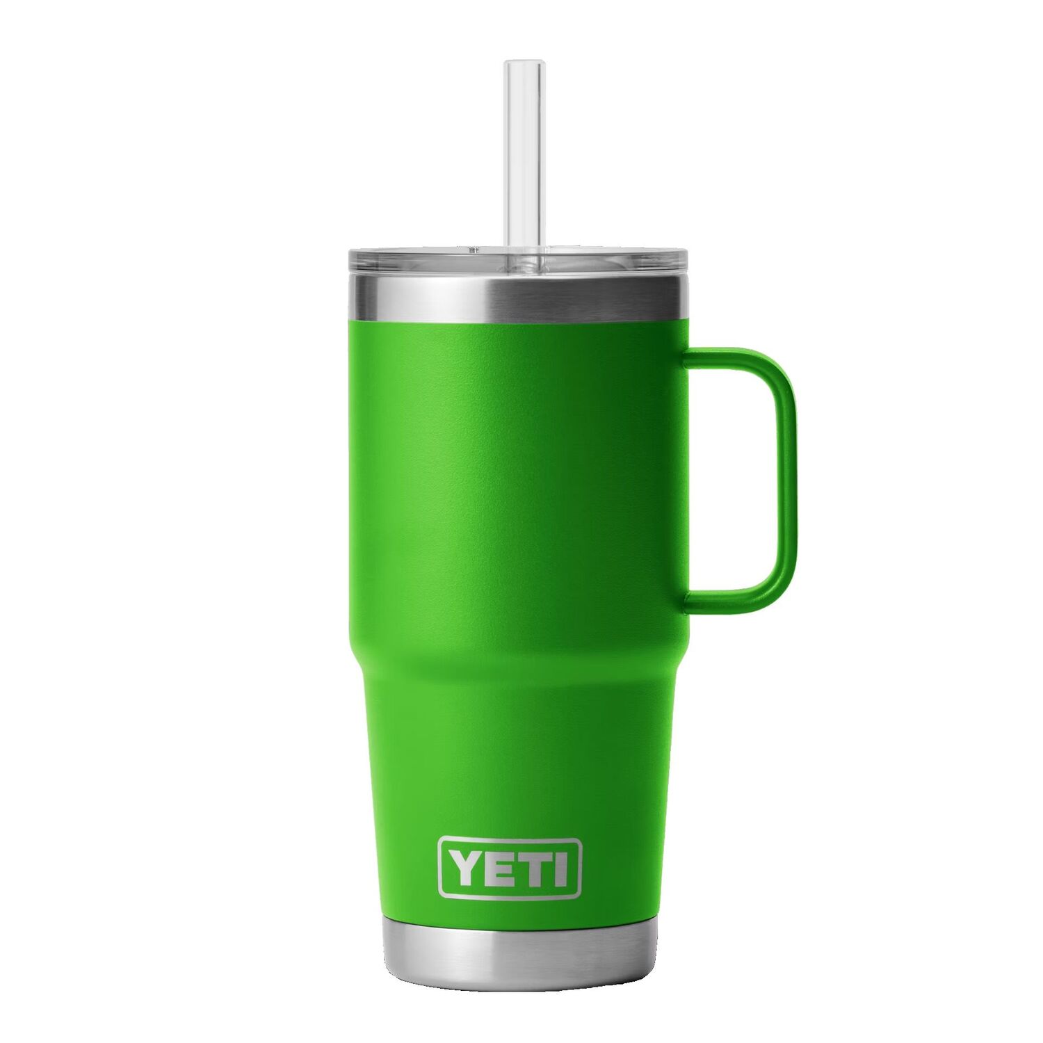 Yeti Green Rambler Straw Mug with Straw Lid, 25-Oz Water Bottles