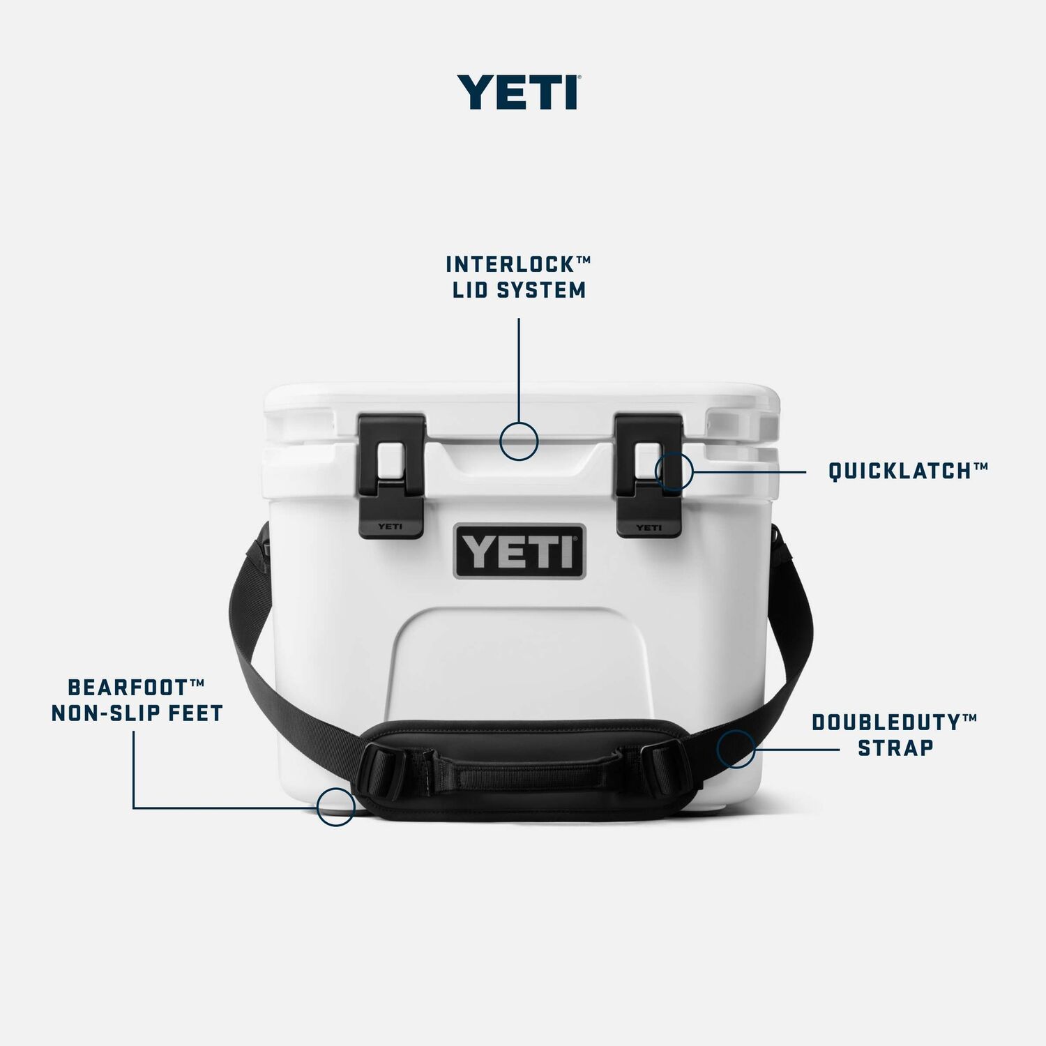 Yeti Coolers Roadie 15 Hard Cooler Moon Dust
