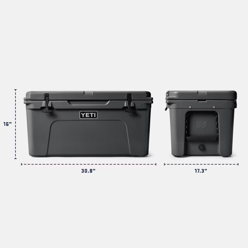 YETI Tundra 65 Charcoal Hard Cooler