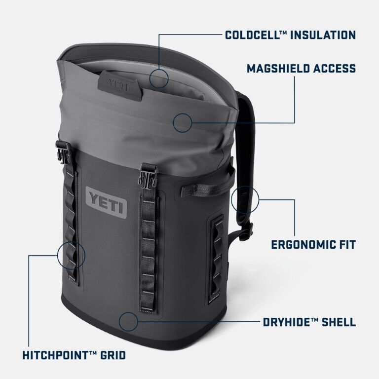Yeti Charcoal Hopper M20 Backpack Soft Cooler