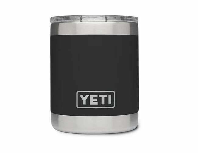 Yeti Rambler LowWith Magslider Lid - Black, 10 oz
