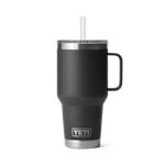 YETI Black Rambler Straw Mug 35-Oz