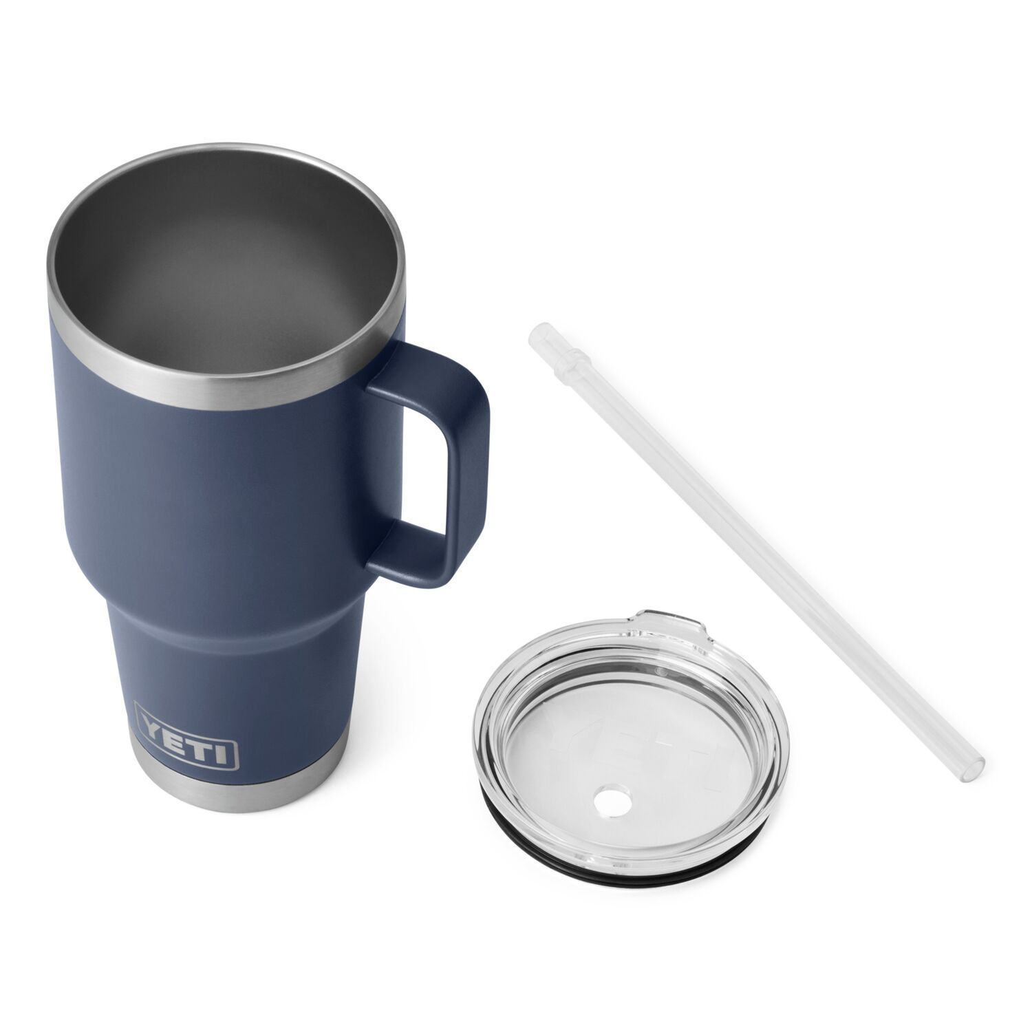YETI Navy Rambler Straw Mug, 32-Oz