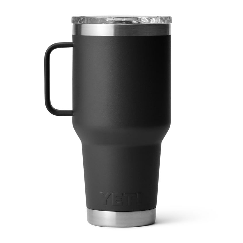 Yeti Black Rambler Travel Mug, 30-Oz
