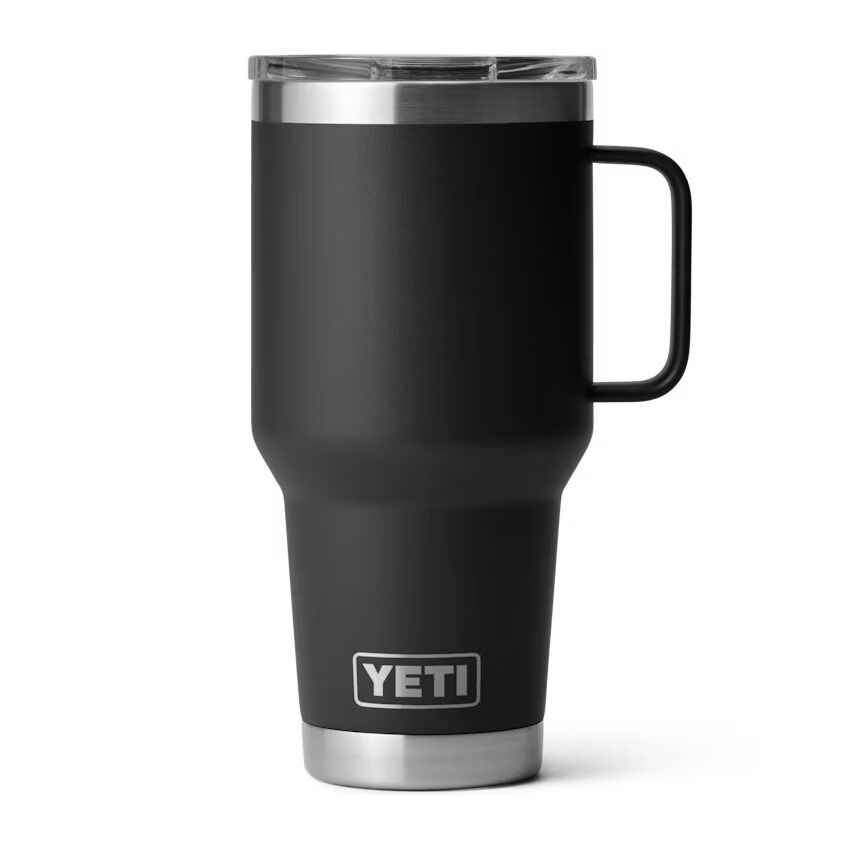 Yeti Black Rambler Travel Mug, 30-Oz