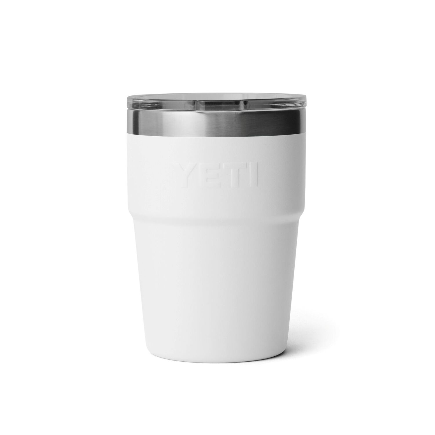 YETI Rambler White Stackable Cup with Magslider Lid, 16-Oz