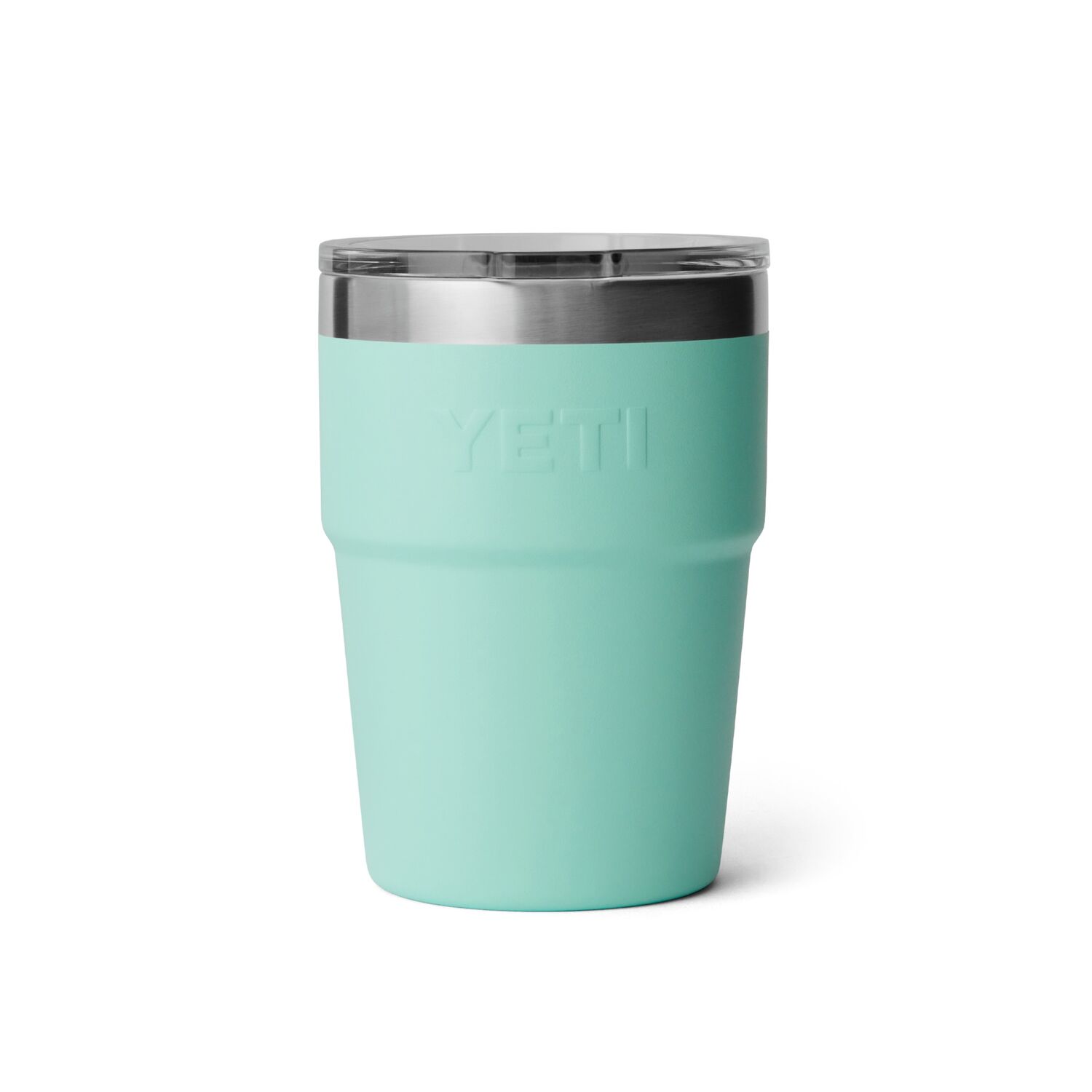 Yeti Seafoam Rambler Stackable Cup With Mags Lider Lid, 16-Oz