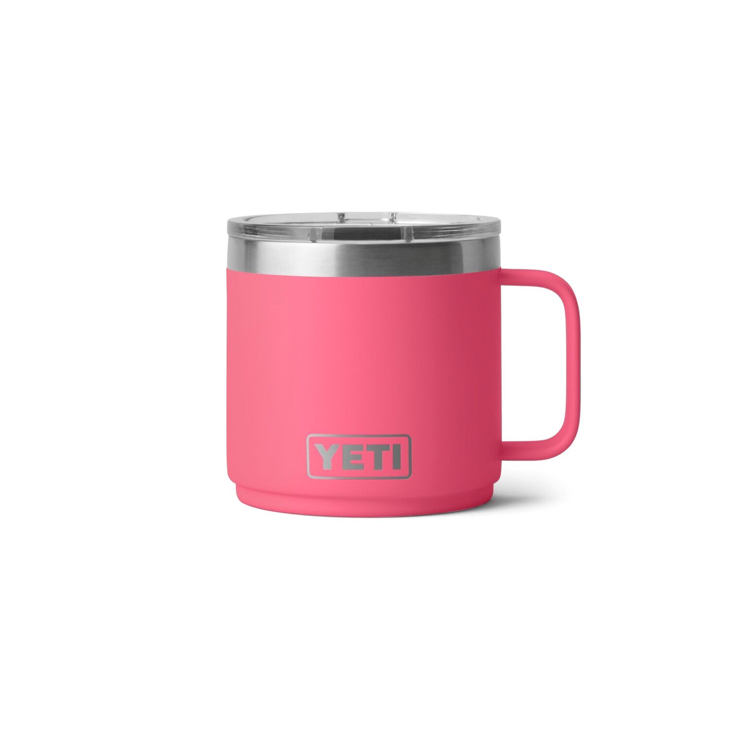 YETI Rambler Tropical Pink Stackable Mug with Magslider Lid, 14-Oz